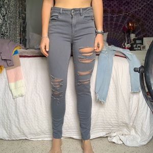 Grey American Eagle Jeans